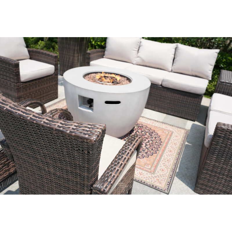 - Person Patio Conversation Set with Cushions