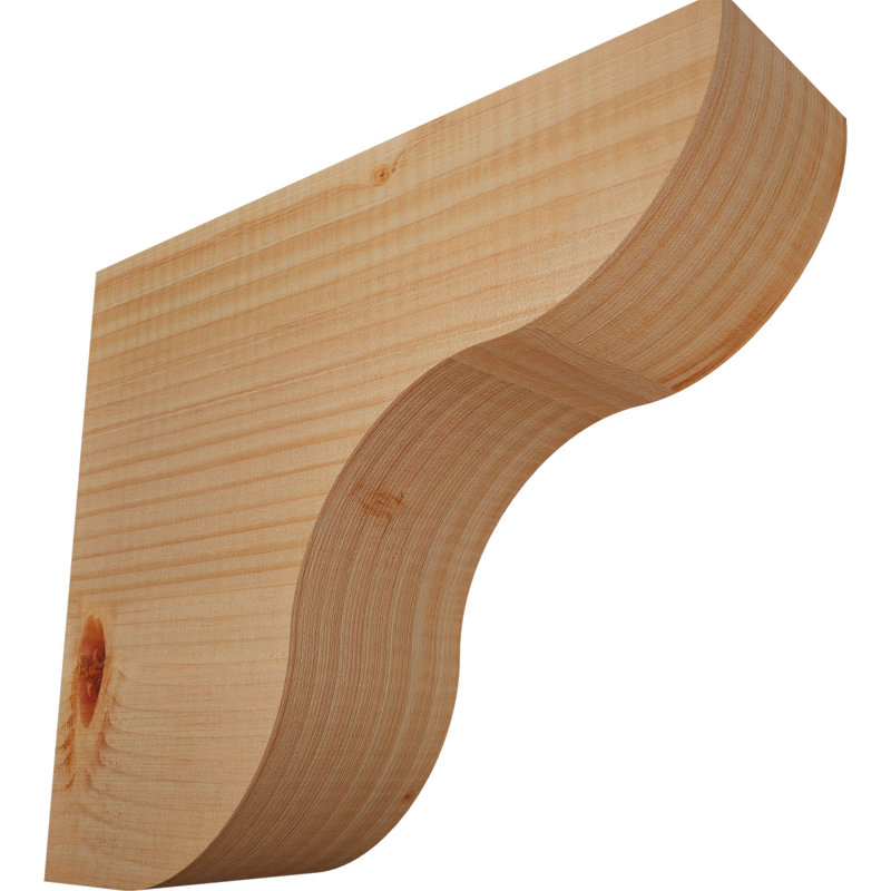 Carmel Smooth Rafter Tail, Douglas Fir, 10"H x 3 1/2"W x 12"L