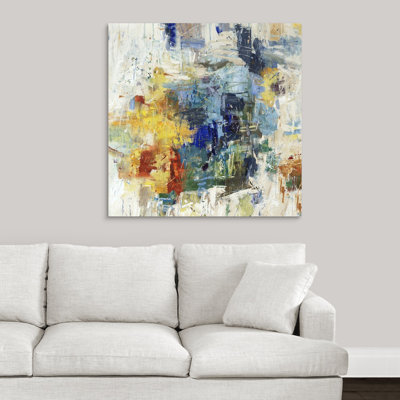 « acier blue stare ii », peinture sur toile