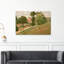 Route de Saint-Antoine à Lhermitage, Pontoise, 1875 Impressionniste abstrait contemporain Cheval Paysage Architecture Wall Art Print-1799353369