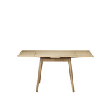 C35A Square Oak Extendable Dining Table