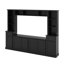 Meuble télé minimaliste avec pont et grand meuble télé avec tablettes réglables-910150693