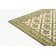 Anders Traditional Floral Wool and Nylon Green Area Rug