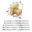 Poignée d'armoire bronze champagne Blackrock de longueur 1-3 / 16 po (30 mm)-109273990-63965806