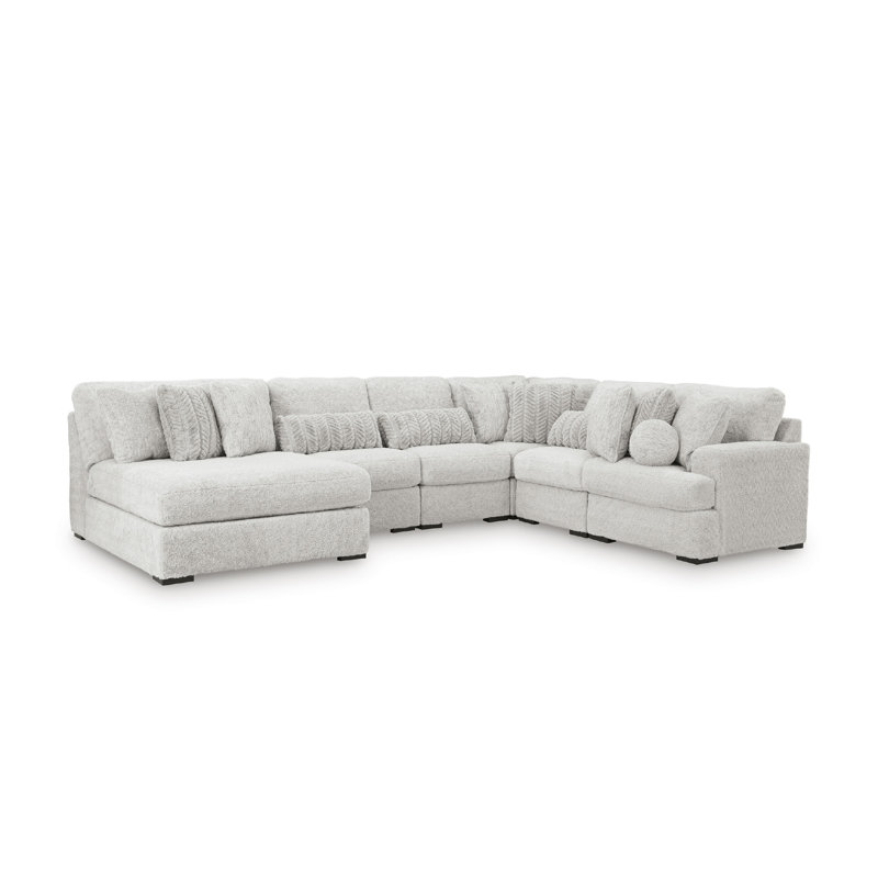 Canapé modulaire 6 pièces avec méridienne Snodoodle, Orienté à droite