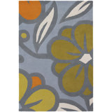 Inhabit Designer Blue/Green Area Rug