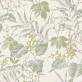Italian Style Floral Tree Leaf Design Wallpaper Roll