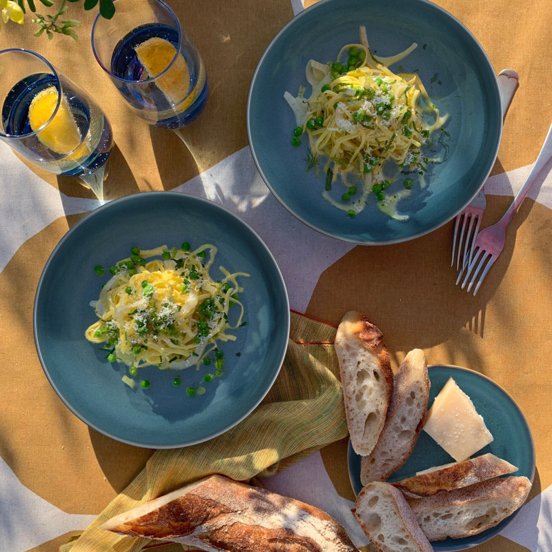 Denby Azure Coupe Pasta Bowls