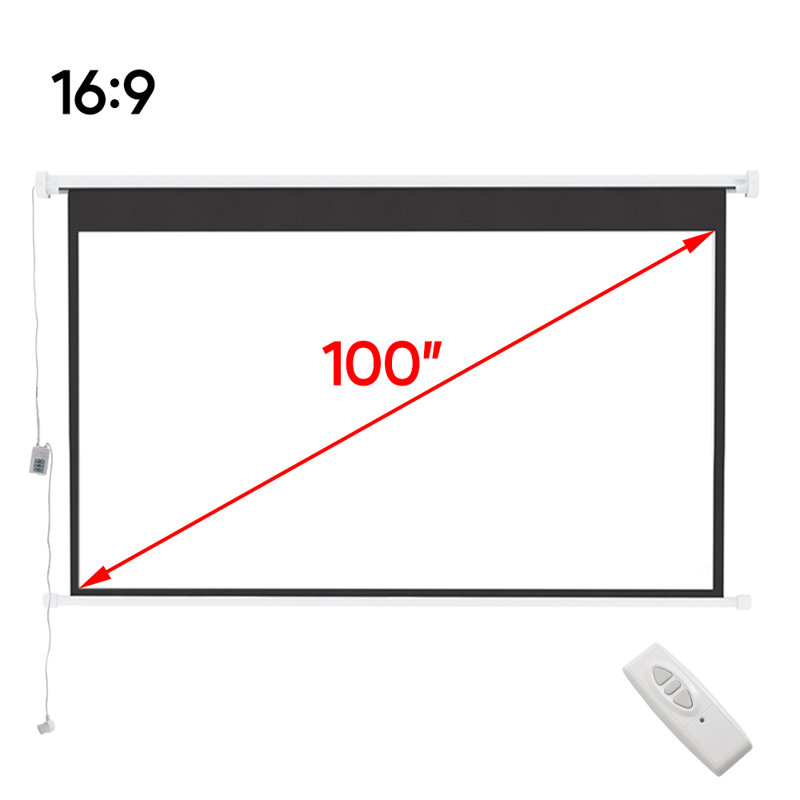 Living And Home Electric Projector Screen Projector Screen