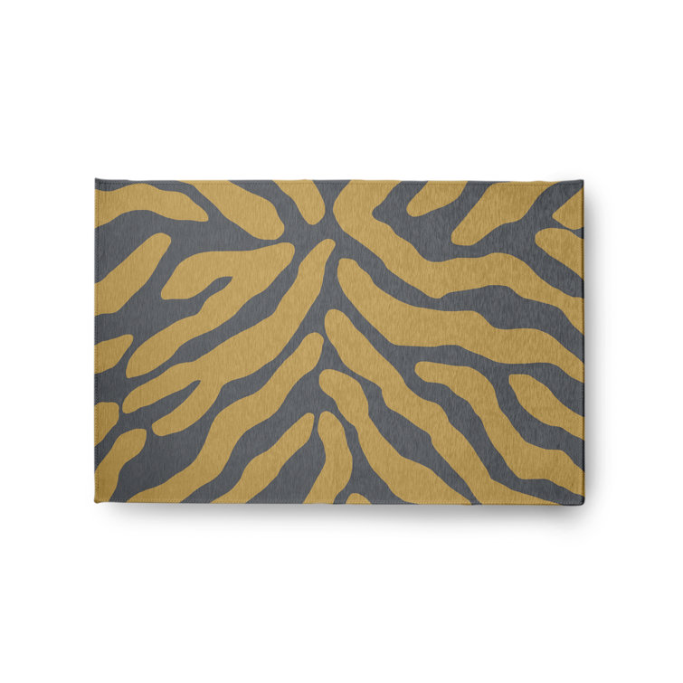 Chenille Abstract Indoor Rug