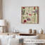 «Botanical Wildflowers Pattern V Cottage», reproduction d'art non encadrée