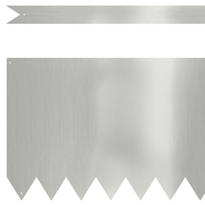30 cm H x 100 cm W Steel Lawn Edging Fencing