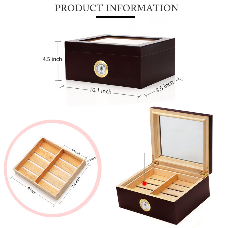 Miraj Glass Cigar Humidor