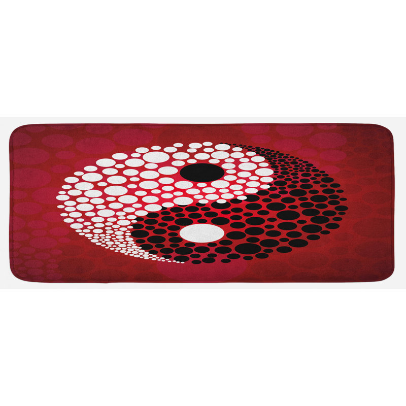 Tapis de cuisine à l’espionnage yang, Rouge