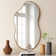 Ashane Asymmetrical Wall Mirror Metal Frame