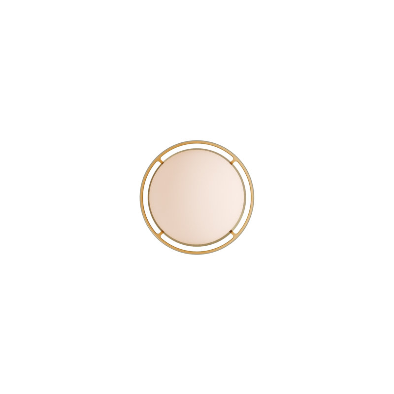 1 - Light Flush Mounted Sconce, Gold