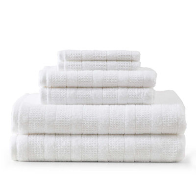 Martha Stewart Bedford Cottage Solid Cotton 6 Piece Towel Set
