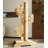 Minimalist Solid Wood & Hemp Rope Cactus Cat Tree for Home Use