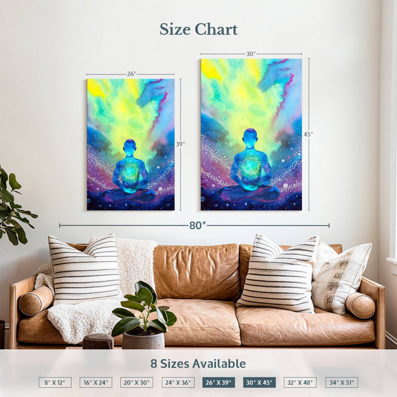 Kerrick One With The Universe, 39" H x 26" W