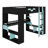 Loft Bed with Integrated Power Station, USB/Type-C Charging Ports, and Customizable RGB Lighting System-2038415975