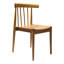 Chaise d'appoint en bois naturel-755828694