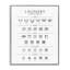 Blanchisserie, nettoyage, symboles, conception minimaliste, estampe numérique encadrée par Martina Pavlova-1409854832-1409854839