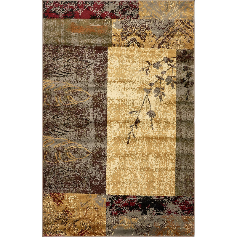 Jaidan Performance Abstract Indoor Rug, Rectangle 8' x 10'