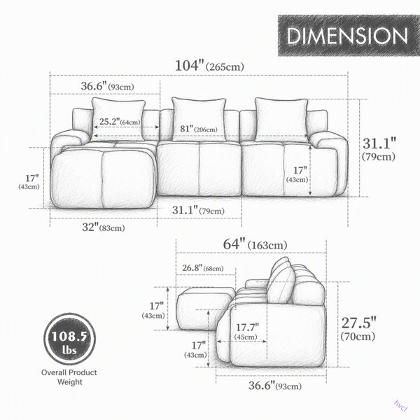 Dimensions du produit