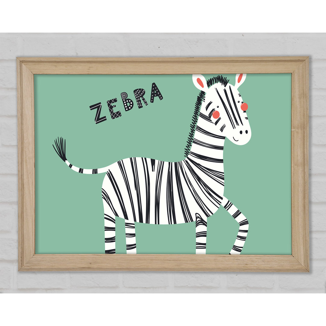 Zebra Stolz - Druck