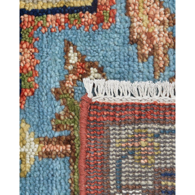 Miranda Hand Knotted Oriental Area Rug, Rectangle 9' x 12'
