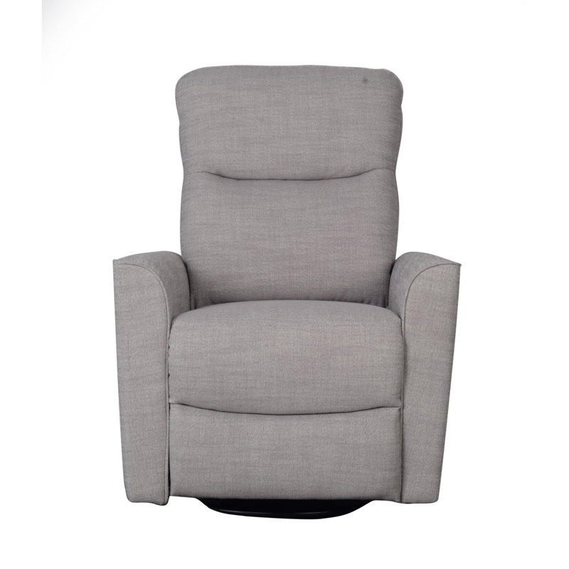 Savannah Swivel Glider Reclining Chair, Black