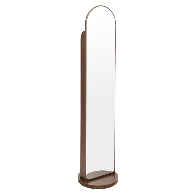 Arch Floor Mirror, Walnut