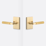 Levanto Passage Rosette, Straight Knurled Grip