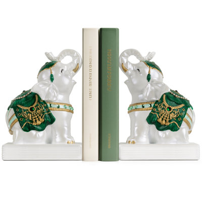 Cute Elephant Book Ends For Shelves