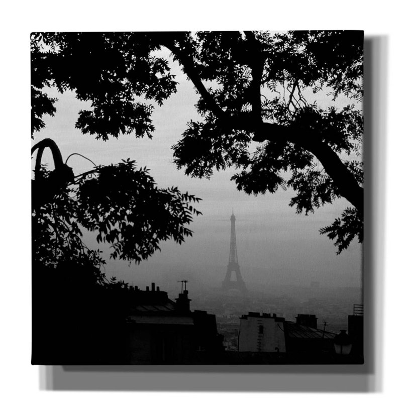" Eiffel Tower View 1 " by PhotoINC Studio, 12" H x 12" W x 0.75" D