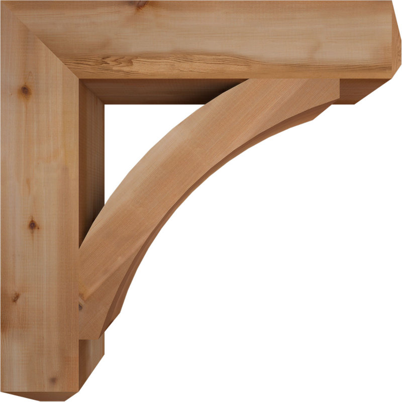 Support pour artisan Thorton, Cèdre rouge de l'Ouest (lisse), H 32 po x l 6 po x P 32 po