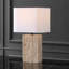 Lampe de table Henry Travertine