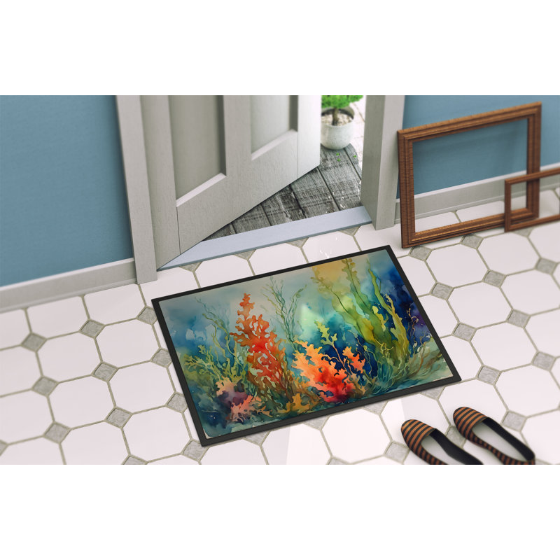 Tapis d'entrée extérieur antidérapant Quintessa, L 24 po x L 36 po