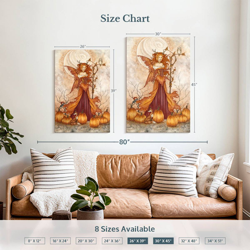 Kelan Pumpkin Queen, 39" H x 26" W