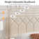 Aldora Twin Upholstered Platform Bed Frame with Adjustable Headboard (Set of 2), No Box Spring Needed