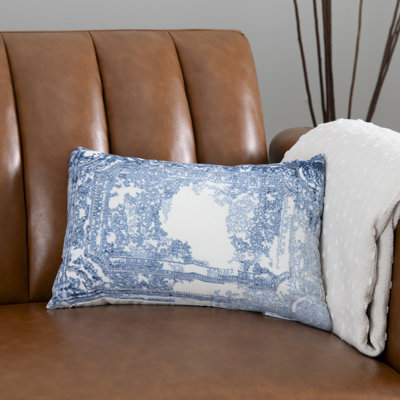 Distressed Persian 18"X12" Pillow