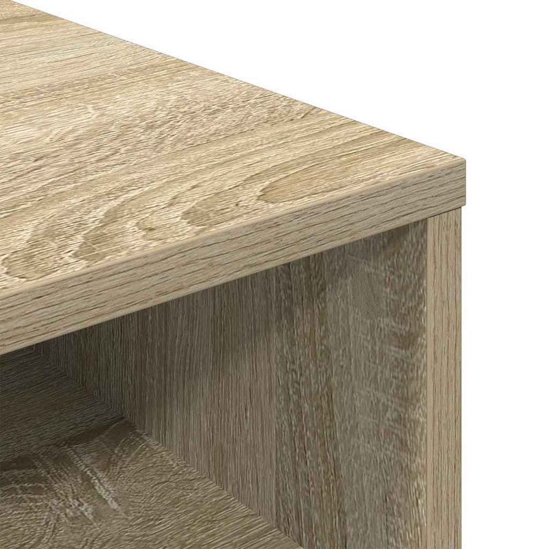 Adamsdale 34cm W Bookcase, Sonoma Oak, (4 Shelves) 80 cm H x 34 cm W x 31 cm D