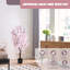 Cerisier artificiel rose 43 po avec pot