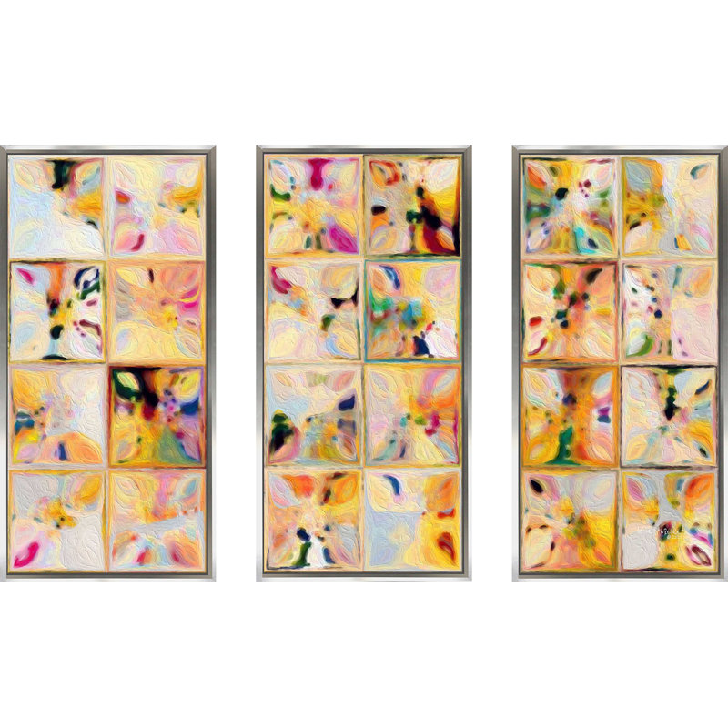 " Genesis The Lord Is Here " by Mark Lawrence 3 - Pieces, 52.5" W x 33.5" H