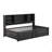 Metal Twin Size Daybed With Twin Size Trundle, Storage Shelves And USB Ports-823175314