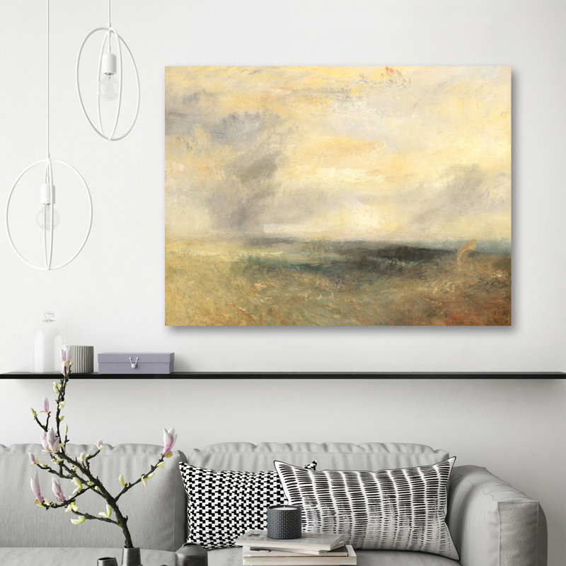 Margate From The Sea by J.M.W. Turner - Wrapped Canvas Painting, 50cm H x 70cm W x 4cm D