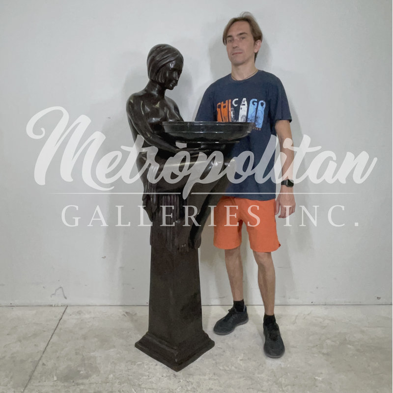 Bronze Garden Statue