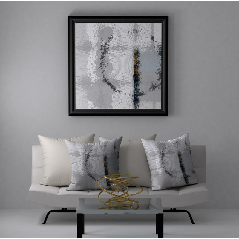 Geometric Reversible Throw Pillow, 18" x 18"