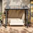 8 Ft. W X 5 Ft. D Aluminum Pergola With Canopy