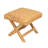 Woven Water Hyacinth and Wood Stool-1875503023